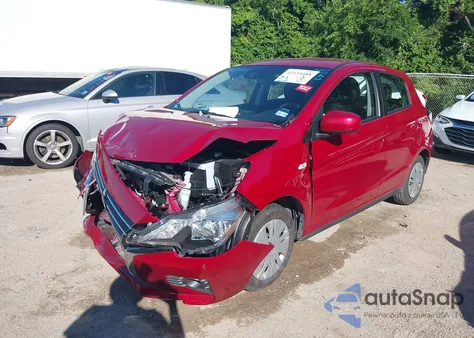 2024 Mitsubishi Mirage Es/Le from USA, damaged, VIN ML32AUHJ5RH013225
